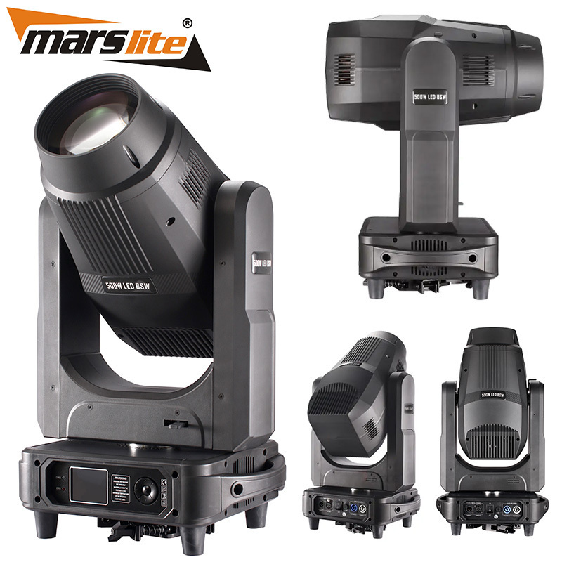 Marslite 500W LED 3in1 BSW Beam Spot Wash CTO CMY Moving Head Light Pro Theatre Teletorium Stage Beam Lighting Equipment