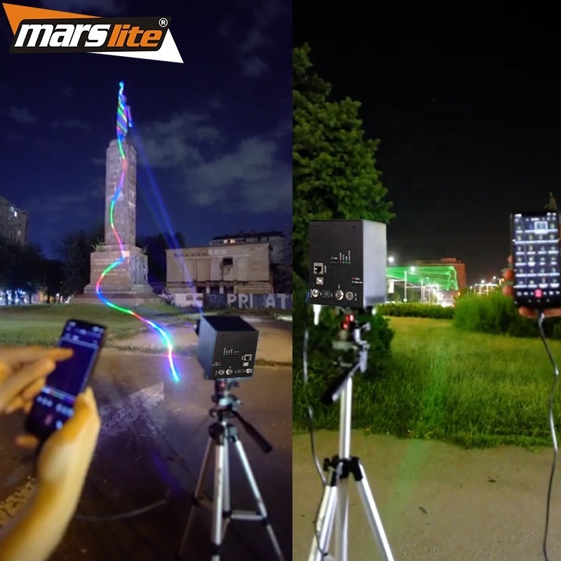 Marslite 3W Laser Cube Proyector Projection APP Wi-Fi Control LaserCube 3D Wicked Lasers Light Show