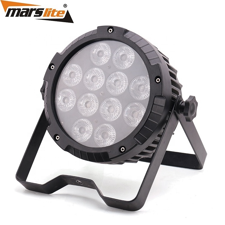 Factory disco led light dmx RGBWAUV multi color cob led par light par led 18x12