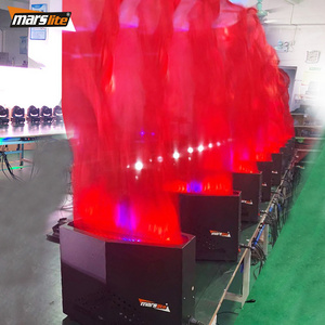 Marslite Big Silk Fire Flame Effect Led Light Red Flame Fire Lamp Halloween Holiday Silk Flame Light