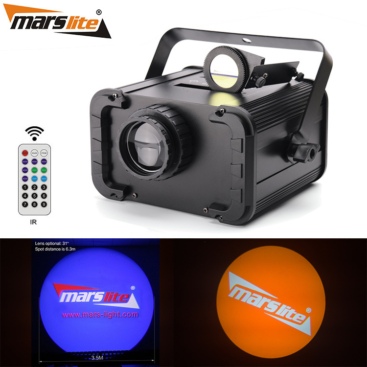 Marslite professional stage light 1pc 80W White led logo projector