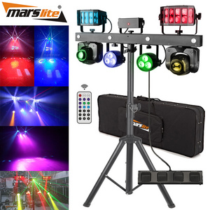 Portable Dj Set Combination Led Disco Lighting Dj Equipment Gig Bar Pro Move Luces Discoteca Stage Light Set System with Stand