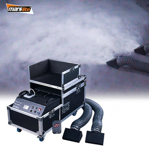 3000w water low fog machine water based Dual Output hazer smoke machine