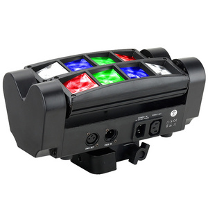 Mini spider 8x3W RGBW single color led moving head light for crazy dj night club disco