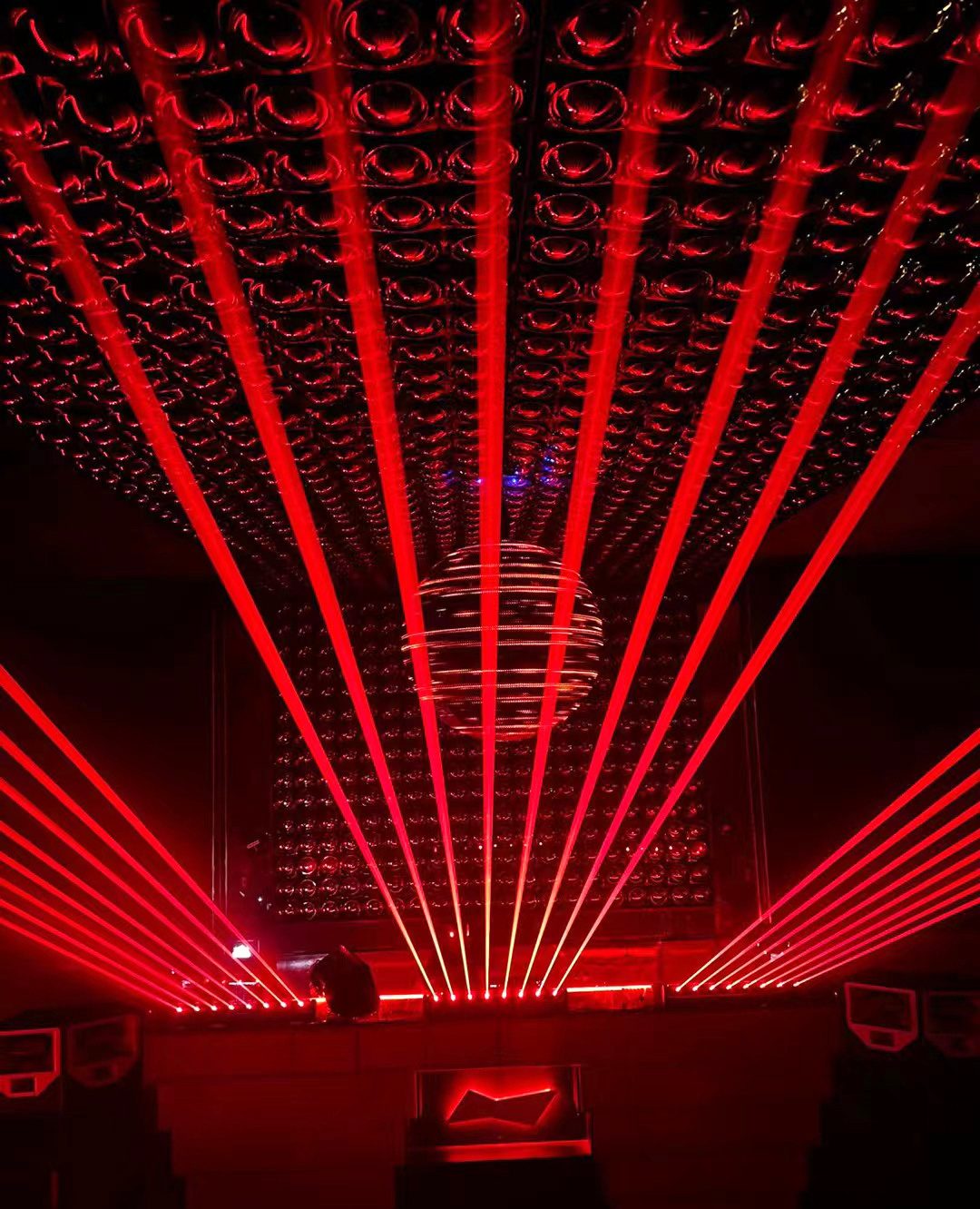 Dj laser light 8 eyes stage red laser bar beam moving head lazer lights for night club