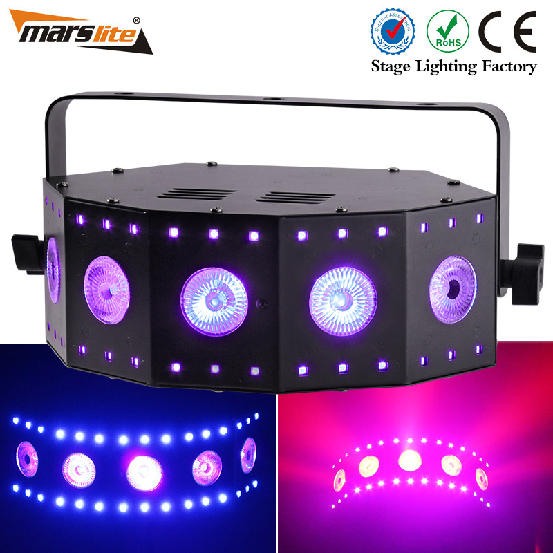 Wholesale led event bar dmx control 5x8w RGBW+UV beam wash dj light dmx led lights for concerts