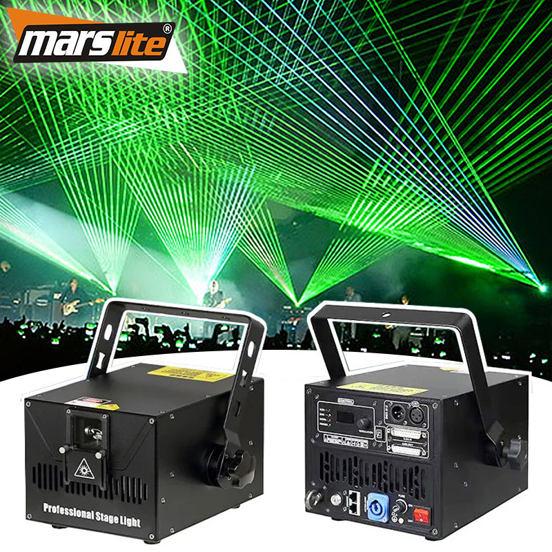 Marslite 3W 5W ILDA Laser Show Professional 3d Sky Laser Light RGB Lazer Animation Disco Dj Club Lazer Light