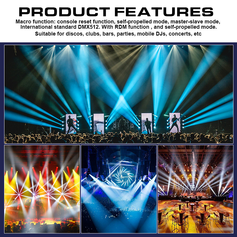 500w LED 3in1 BSW Beam Spot Wash CTO CMY Moving Head Light Concert Theatre Event Stage Beam Lights