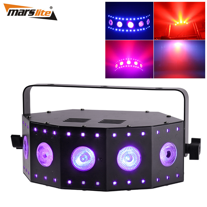 Wholesale led event bar dmx control 5x8w RGBW+UV beam wash dj light dmx led lights for concerts