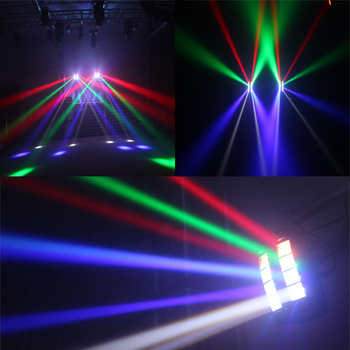 Mini spider 8x3W RGBW single color led moving head light for crazy dj night club disco