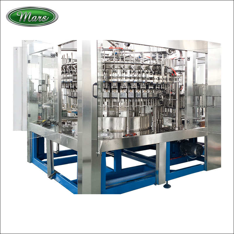 Zhangjiagang King Quality Full Carbonated Soda Water Filling Bottling Production Line Machine