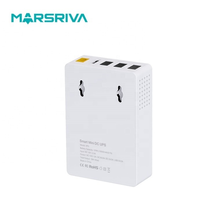 International Brand MARSRIVA 10000mAh Online UPS Power Supply 5V 9V 12V Mini DC UPS For Wifi Router ups router wifi