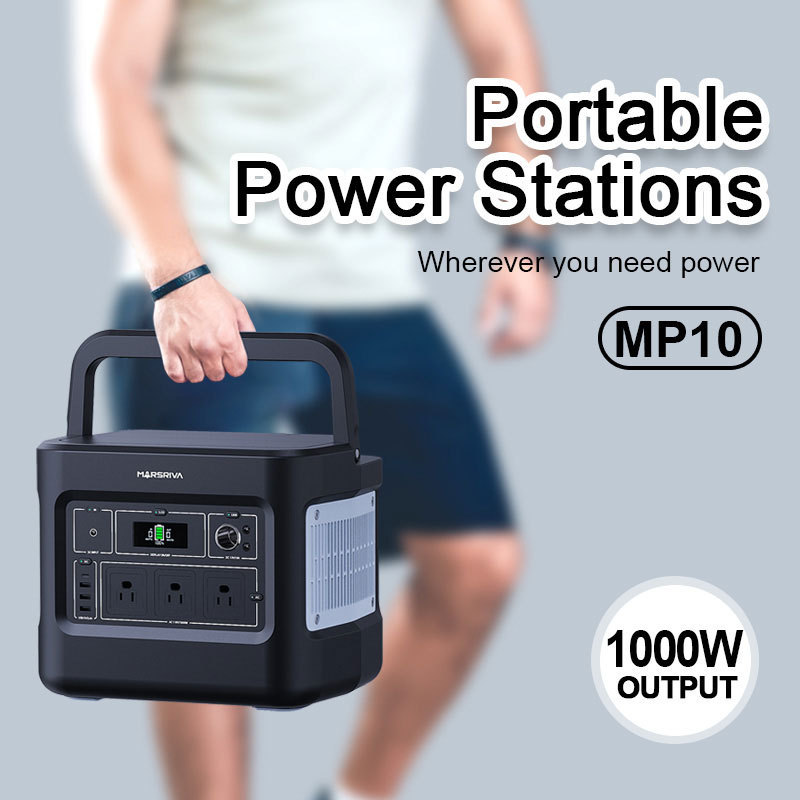 MARSRIVA portable power bank station 1000w 220V Battery Power Station for Camping allpowers portable power station