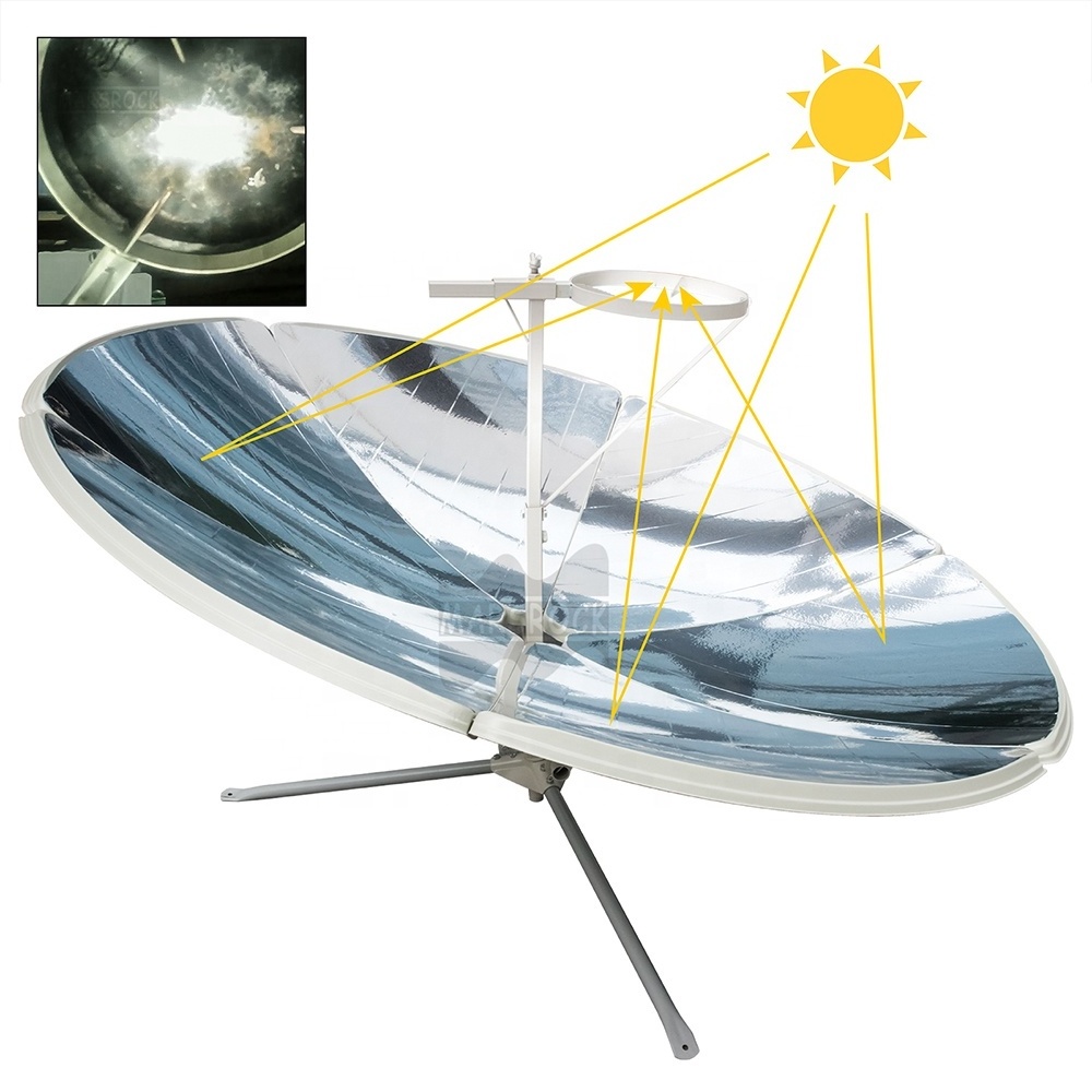 Mars Rock 1800W Panel Homage Reflective Go Sun Portable Parabol Rice Solar Power Stove Oven Parabolic Solar Cooker for Home