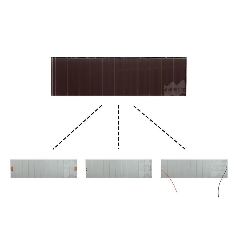 85mA 6V 193*56mm Solar Energy Solar Cell N-type Thin Film Solar Panels Solar Energy Products Manufacturer Direct Sales