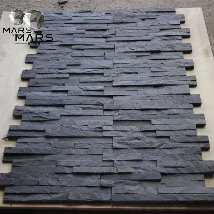 Hot Natural wall accent stone Grey Cultured Stone Slate Culture Stone Cladding Exterior Wall Panel