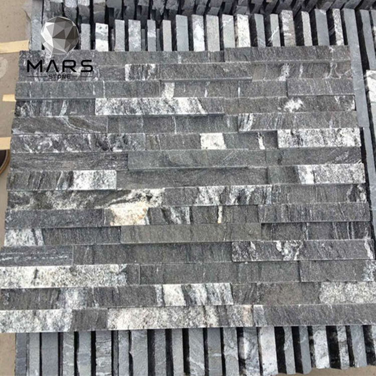 Hot Natural wall accent stone Grey Cultured Stone Slate Culture Stone Cladding Exterior Wall Panel