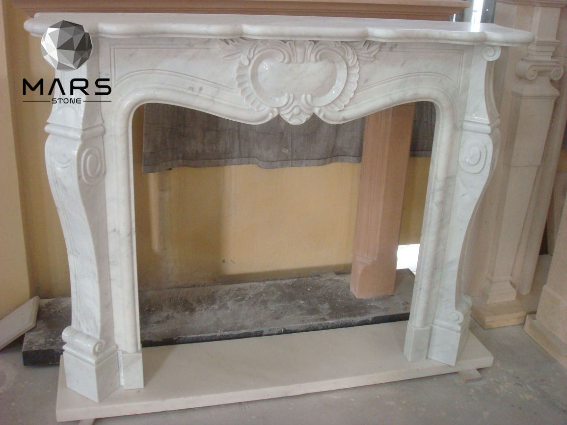 Hanging Fireplace Mantel And Stone Fireplace For TV Stand And Accessories And Marble Fireplace Insert Hearth Slab