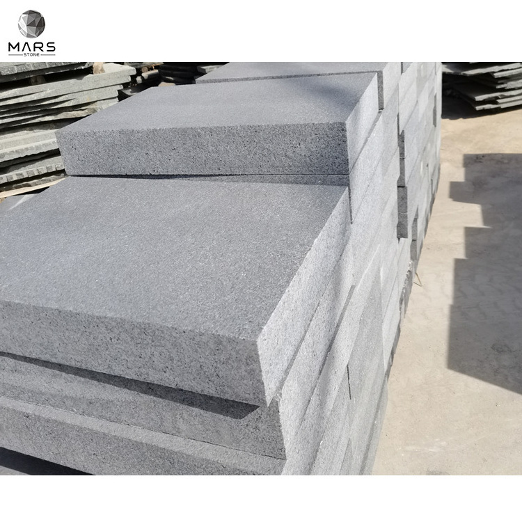 High Quality Popular Dark Black Pearl Pavers G684 Granite Paving Stone Supplier