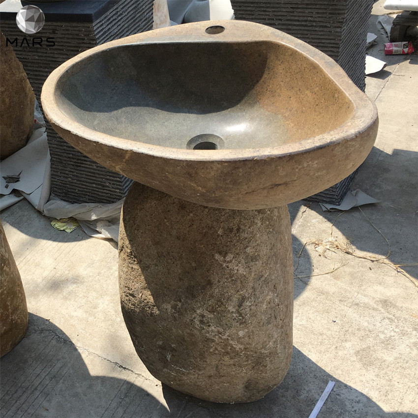 Natural Beige Granite Marble Onyx Stone Vanity Sink Wash Hand Basin Tops For Sale