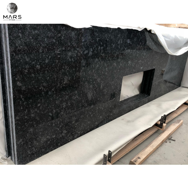 High Quality Steel Grey Granite Natural Stone Vanity Tops Double Counter Top Bathroom