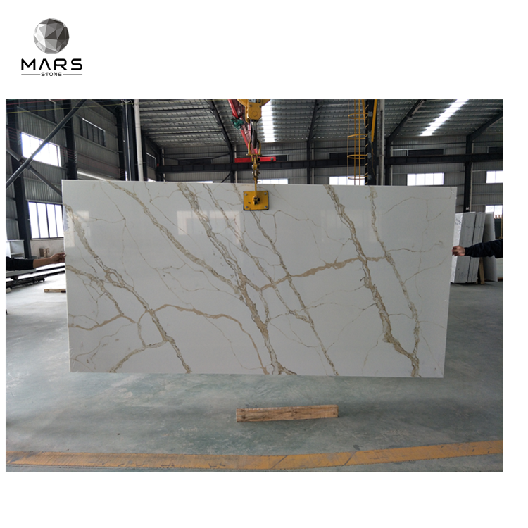 Good Price Calacatta Gold Veins Quartz Slab And Gold Quartz Stone And Modern Quartz Stone Slab For Kitchentop