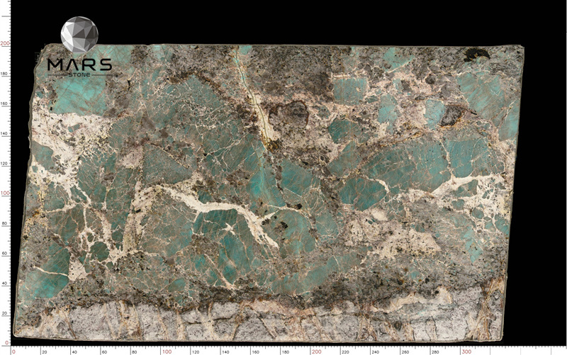 Green Quartzite Granite Slabs Polished  Exotic Backlit Stones Amazonite Granite For Living Background