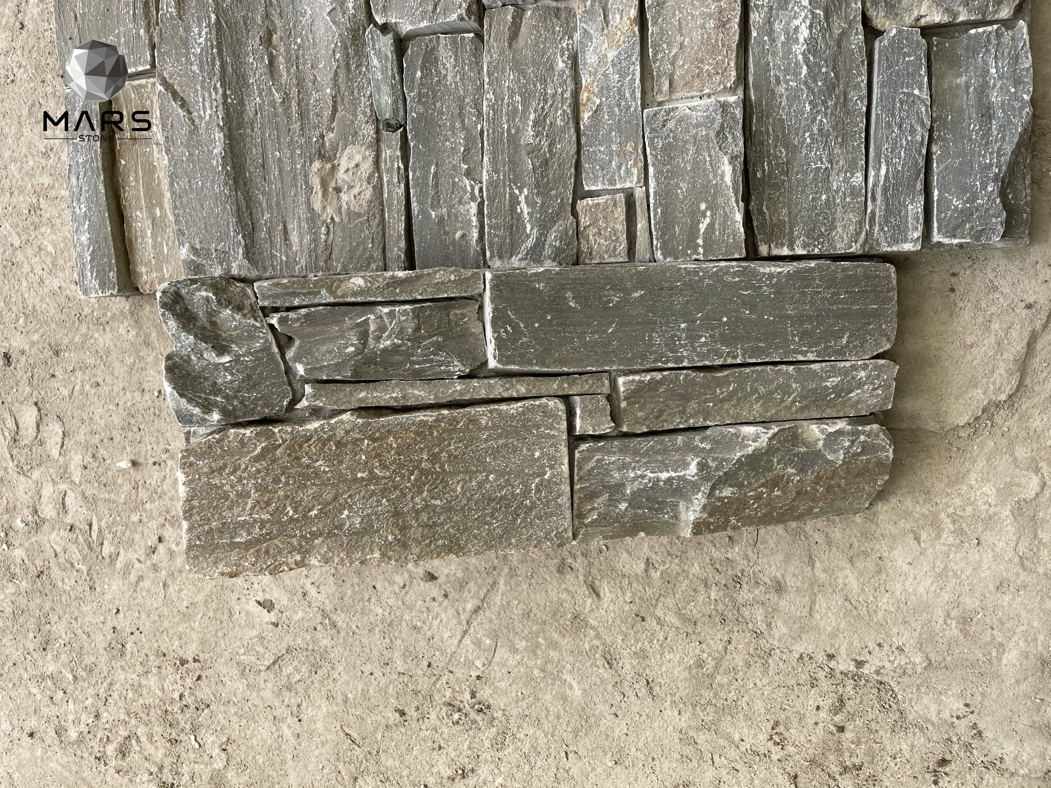 Factory Price Charcoal Natural Stone Veneer And Ledge Stone For Exterior Wall Stone Tile and Panel And Fireplace And On Hot Sale