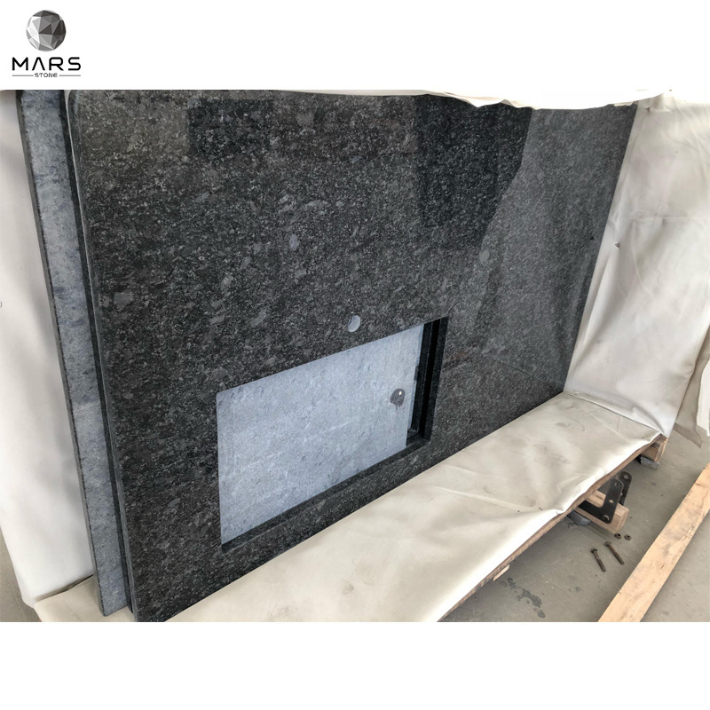 High Quality Steel Grey Granite Natural Stone Vanity Tops Double Counter Top Bathroom