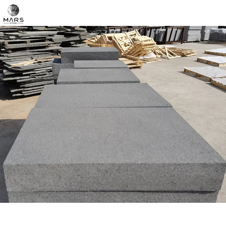 High Quality Popular Dark Black Pearl Pavers G684 Granite Paving Stone Supplier