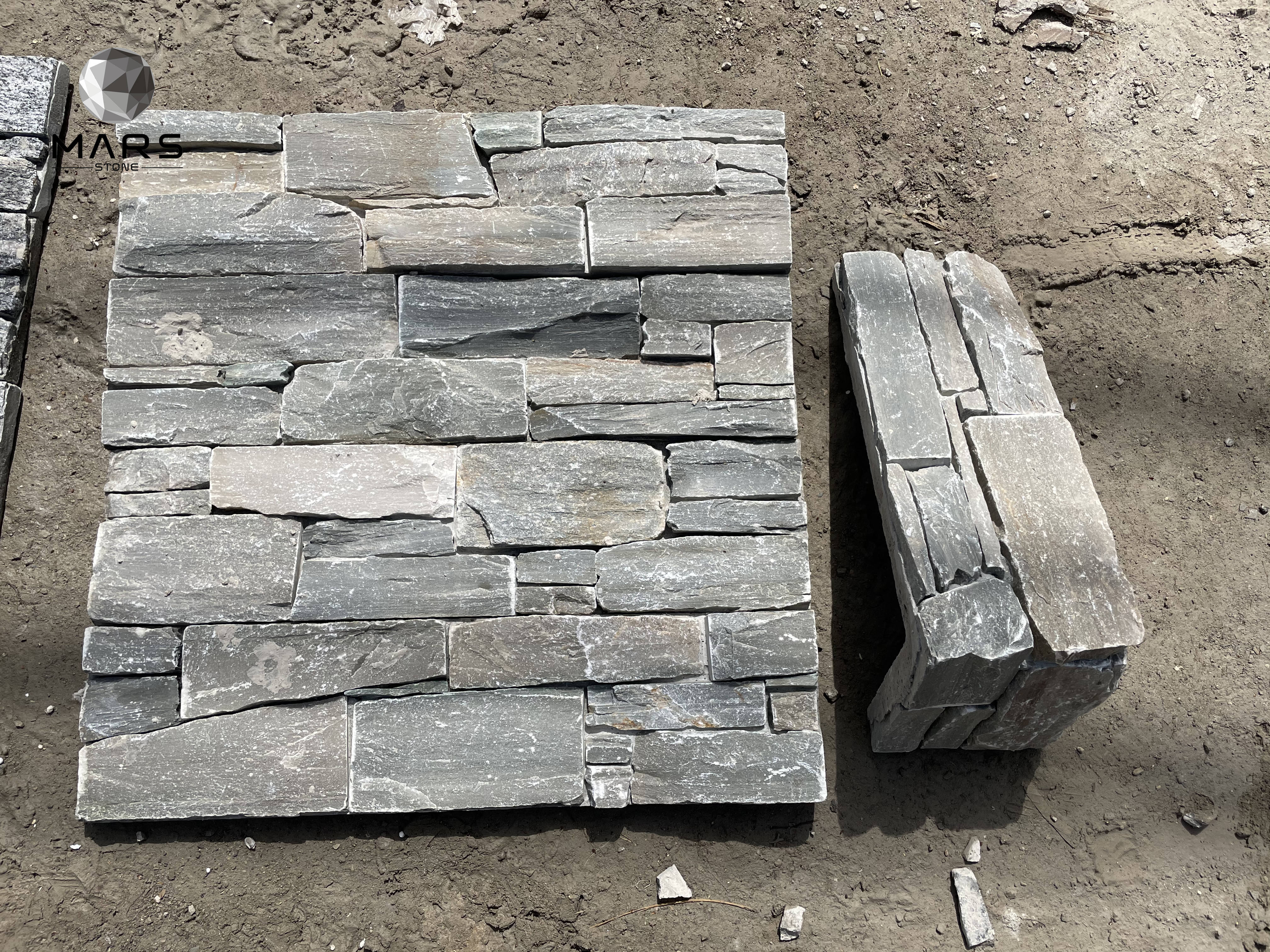 Factory Price Charcoal Natural Stone Veneer And Ledge Stone For Exterior Wall Stone Tile and Panel And Fireplace And On Hot Sale