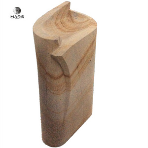 Yellow Sandstone Headstone Monument Pillar Tombstone