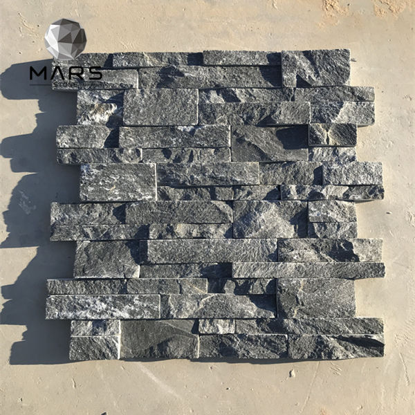 Hot Natural Stone wall accent Grey Cultured Stone Slate Culture Stone Cladding Exterior Wall Panel