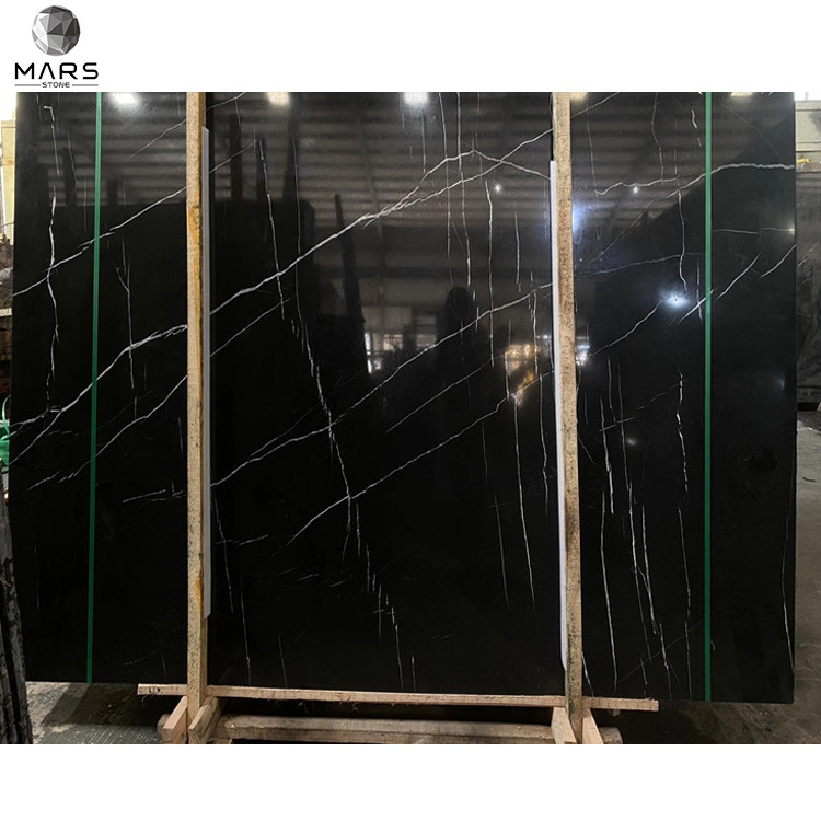 Black Marble Nero Marquina Slabs, Bathtub, Sinks, Natural Building Stone Marble Tiles