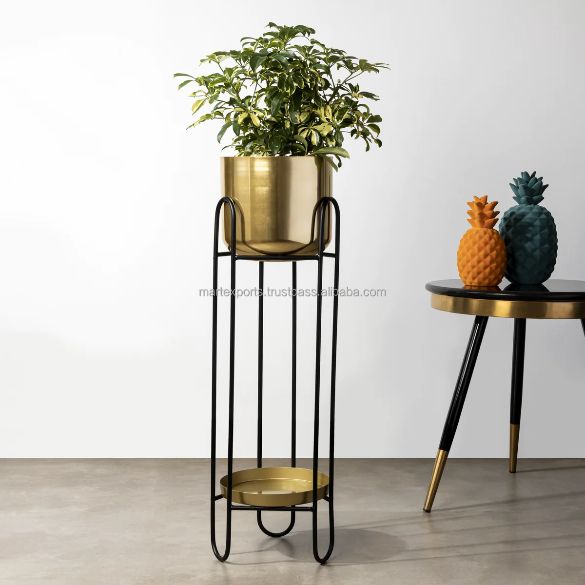 High quality Modern Planter Flower Plant Pot Stand For Plants in Iron For Indoor Outdoor  Home Decor