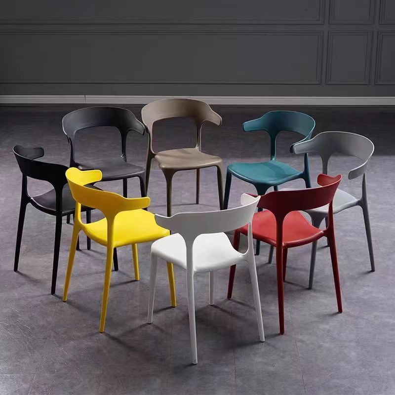 Modern Stacking Plastic Dining Chairs Cheap Wholesale for Apartment Hospital Home Bar and Staircase Versatile Event Chair