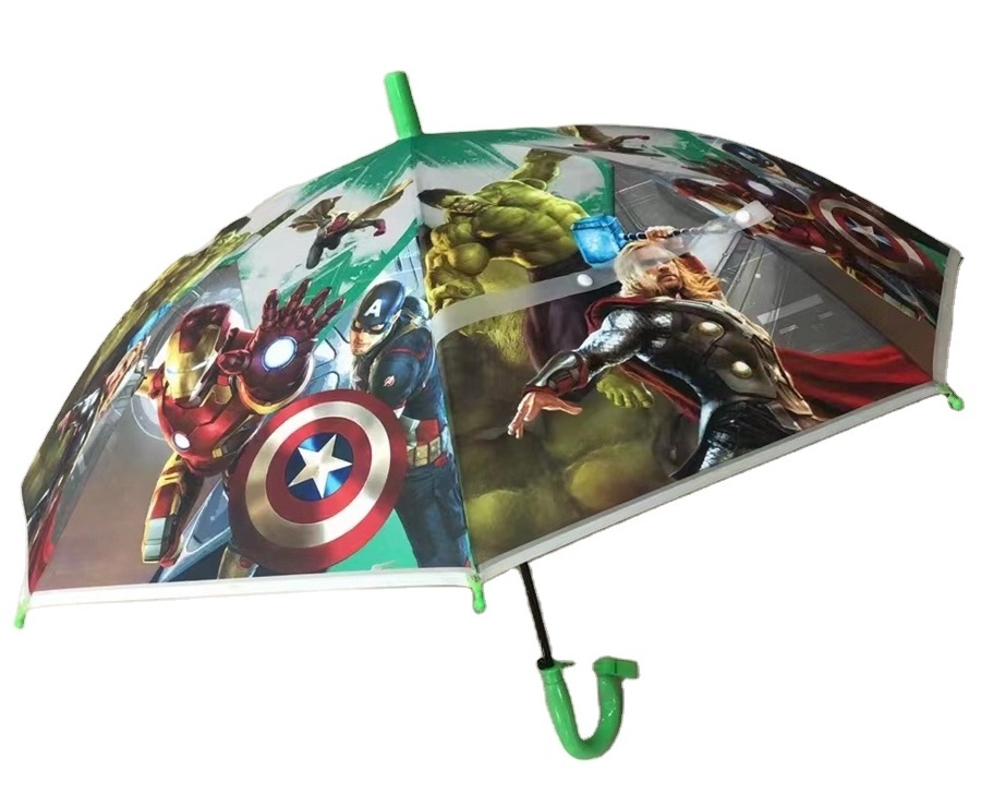 19 Inch 8K Fashion Cartoon Print POE Kids Umbrella  Gift Child Umbrella