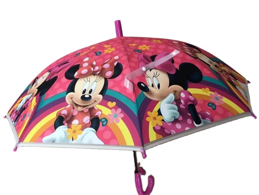 19 Inch 8K Fashion Cartoon Print POE Kids Umbrella  Gift Child Umbrella