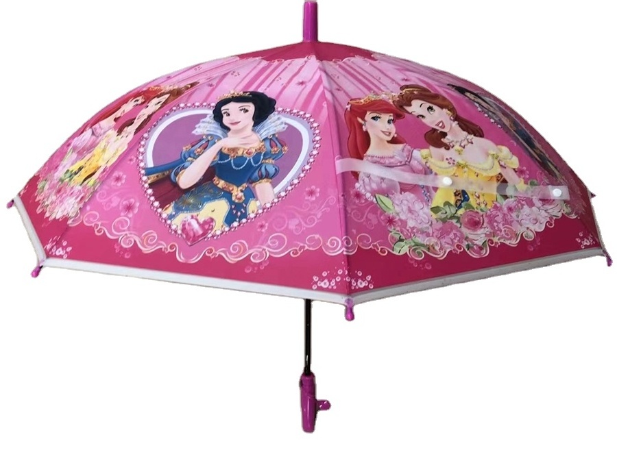 19 Inch 8K Fashion Cartoon Print POE Kids Umbrella  Gift Child Umbrella