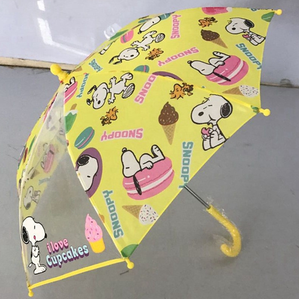 Safety  Easy Open Kids Umbrella Custom Sublimation Cute Cartoon Printing Umbrella For Gift