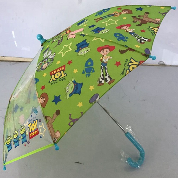 Safety  Easy Open Kids Umbrella Custom Sublimation Cute Cartoon Printing Umbrella For Gift