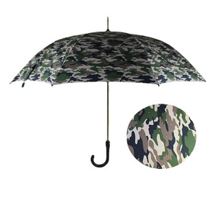 8K military camouflage fabric UV resistant processing, rain and shine dual purpose long umbrella