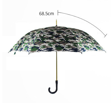 8K military camouflage fabric UV resistant processing, rain and shine dual purpose long umbrella