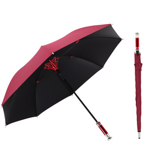 8K All Fiber Umbrella with UV Resistant Metal Handle for Rain and Rain Golf Umbrella