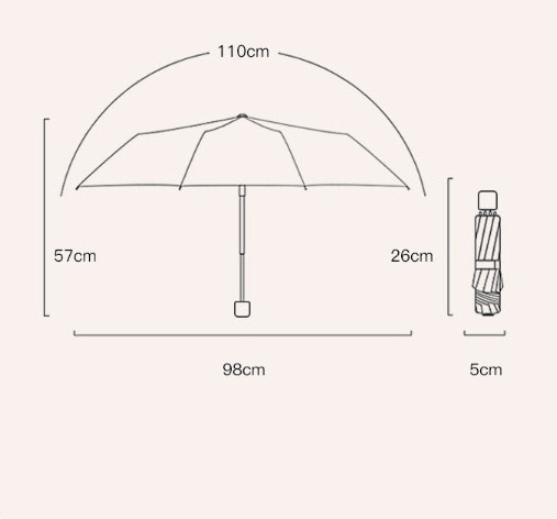 8K reverse umbrella bone double-layer printed fabric with UV protection processing for women's sunshade umbrellas