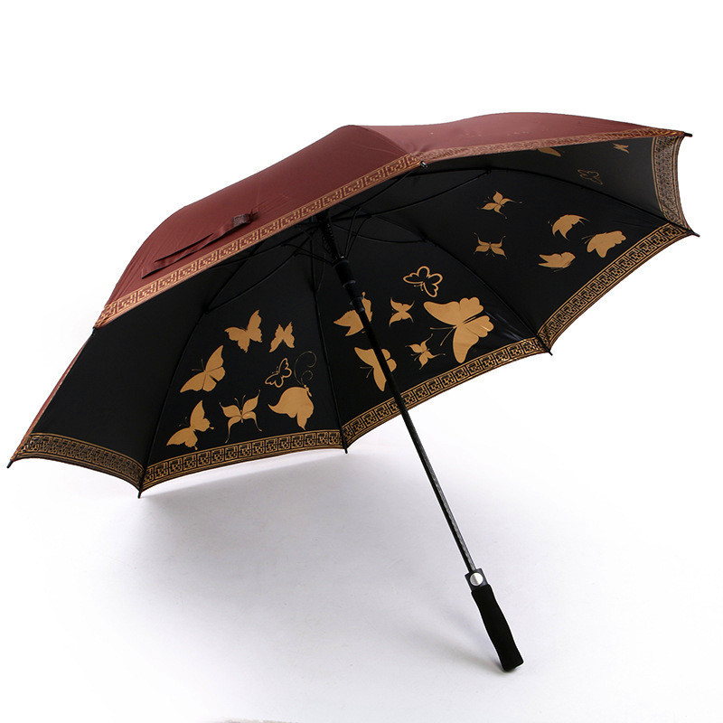 8K All Fiber Umbrella Bone Double sided Printing UV Proof Business Umbrella