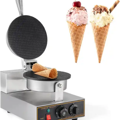 New Material Electric Ice Cream Cone Rolling Machine/Commercial Ice Cream Cone Making Machine Egg Roll Waffle Maker