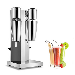 Hot Selling Commercial Milkshake Machine Automatic Milk Shake Machine Single or Two-head Milkshake Maker Machine for Fruit Juice