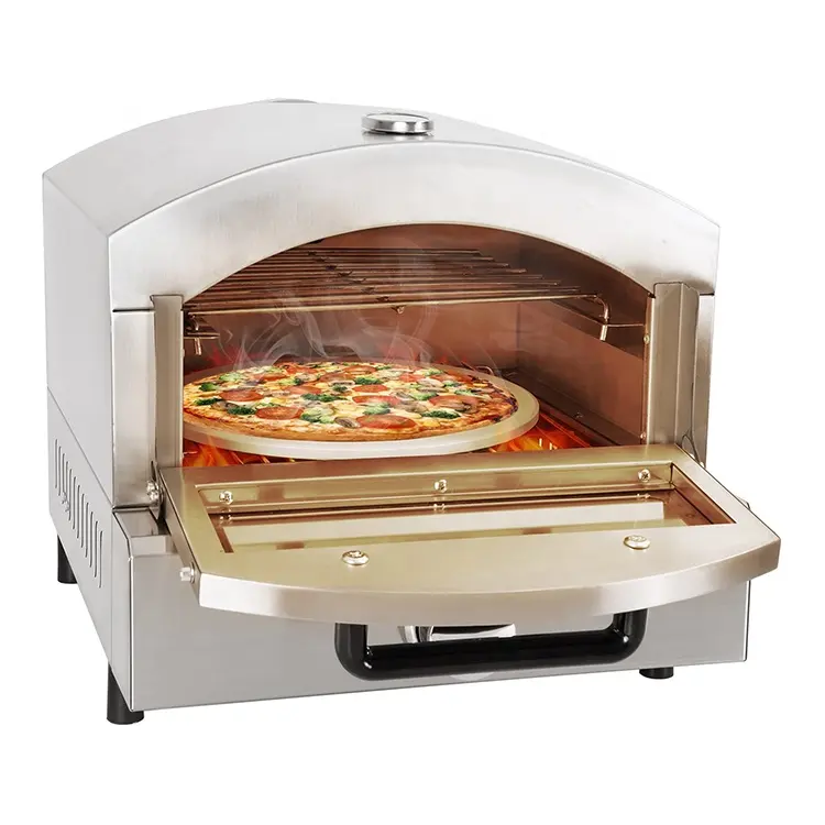 Hot Selling Brand New Original Inverter Plc 3 Deck Conveyor Ovens Fired Wood And Gas Pizza Oven bakery