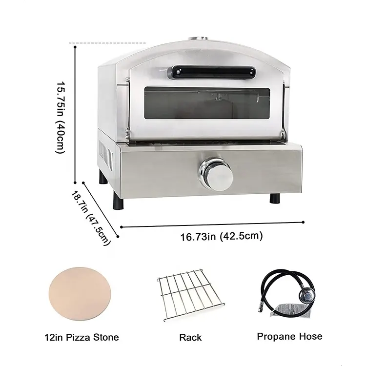 Hot Selling Brand New Original Inverter Plc 3 Deck Conveyor Ovens Fired Wood And Gas Pizza Oven bakery